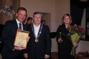 Apdovanojimą atsiėmė "Dotnuva Baltic" generalinis direktorius D. Jaloveckas. 