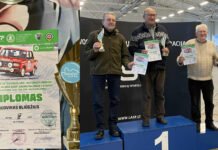 L. Bliūdžius – automobilių slalomo varžybų prizininkas
