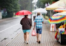 Savaitgalį oras atvės, daugelyje rajonų numatomos liūtys