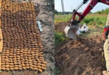Pilionių kaime sprogmenų arsenalas neišsenka: stebina radinių gausa